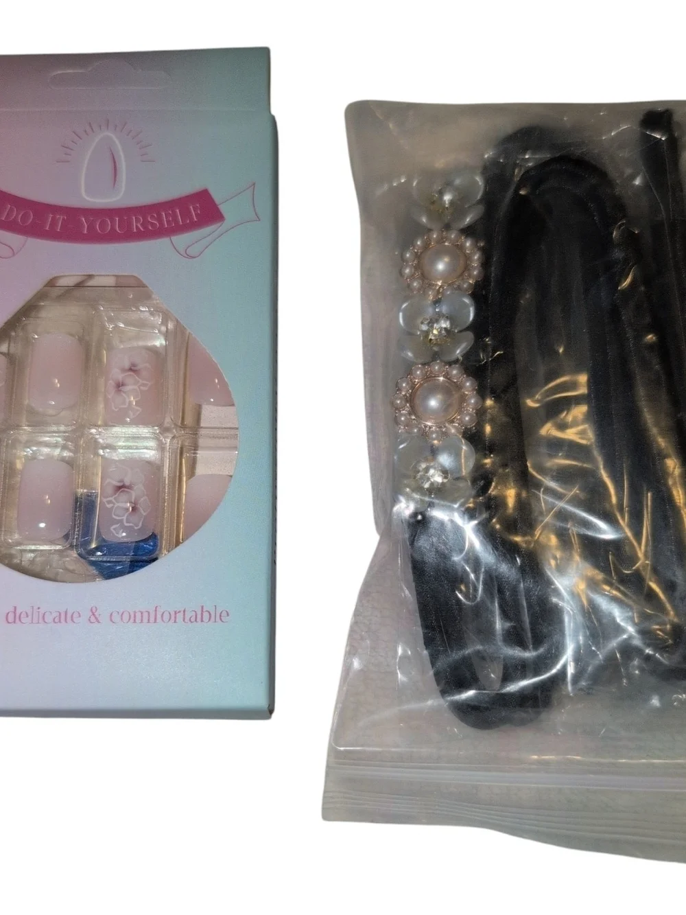 Bead Kit & Nail Art Sticker - Multicolor Nail Wraps and Accessories